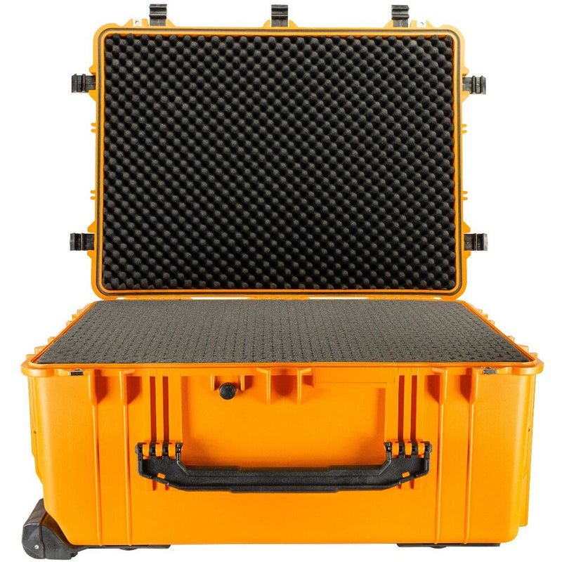 Eylar XXL Protective Gear Roller Case with Foam (Yellow)
