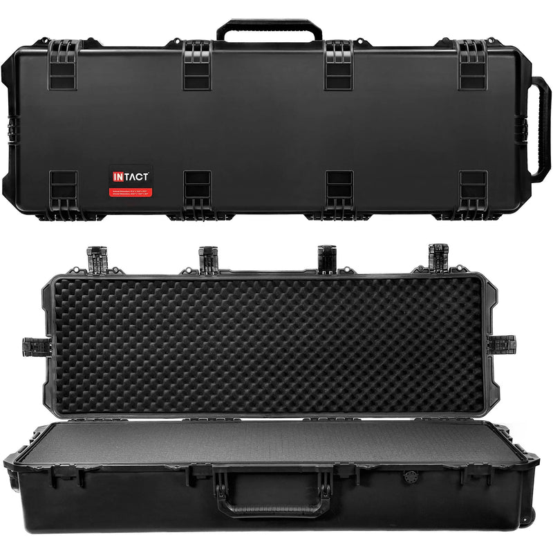 Eylar Intact Premium Series Hard Rolling Deep Rifle Case (47", Black)