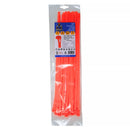 Grizzly Supply Reusable Cable Tie with 50 lb Tensile Strength (14", 25-Pack, Fluorescent Orange)