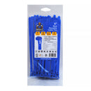Grizzly Supply Reusable Cable Tie with 50 lb Tensile Strength (8", 25-Pack, Blue)