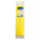 Grizzly Supply Reusable Cable Tie with 50 lb Tensile Strength (14", 25-Pack, Fluorescent Yellow)