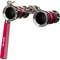LaScala Optics 3x25 Iolanta Lorgnette Opera Glasses (Burgundy & Silver)