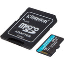 Kingston 64GB Canvas Go! Plus UHS-I microSDXC Card with SD Adapter