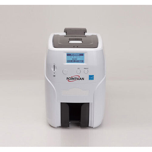 Pointman N15 Dual-Sided Card Printer with ISO Magnetic Stripe Encoder & Contact Smart Card Encoder
