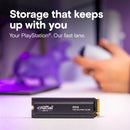 Crucial 4TB P310 NVMe PCIe 4.0 M.2 Internal SSD with Heatsink