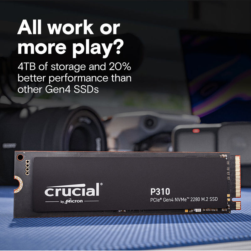 Crucial 4TB P310 NVMe PCIe 4.0 M.2 Internal SSD