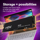 Crucial 4TB P310 NVMe PCIe 4.0 M.2 Internal SSD