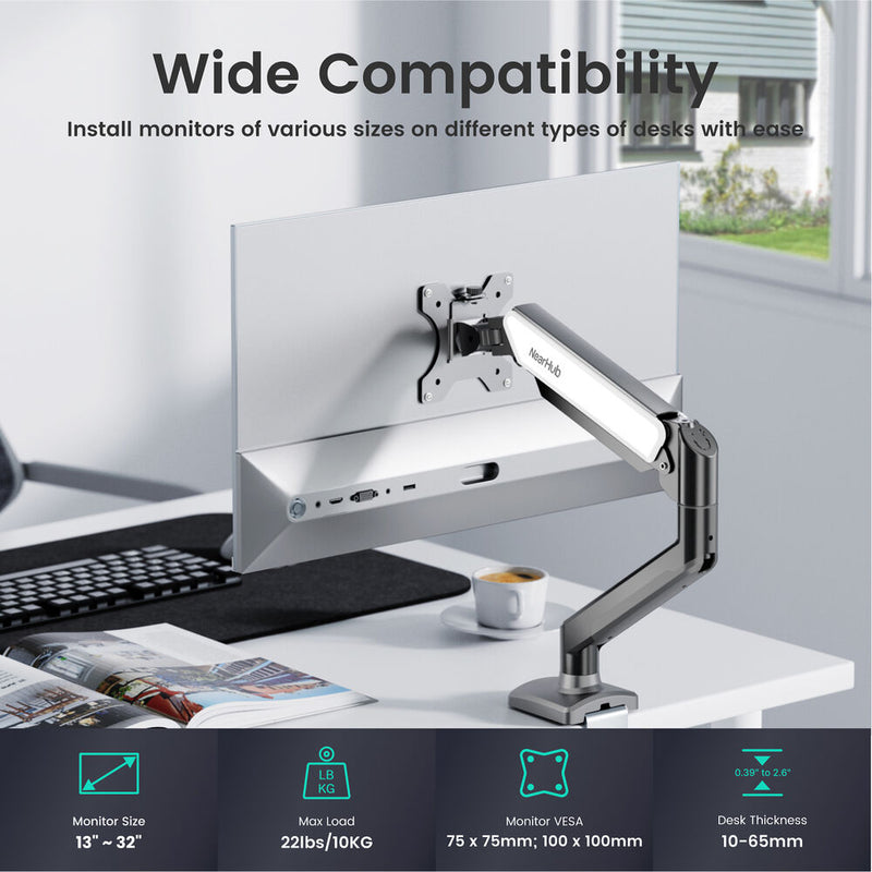 NearHub MA20 Dual Monitor Arm for 13-32" Displays