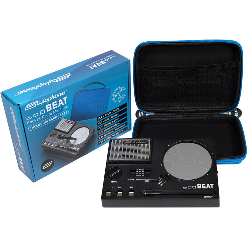 Stylophone Beat Pocket-Sized Drum Machine with Case