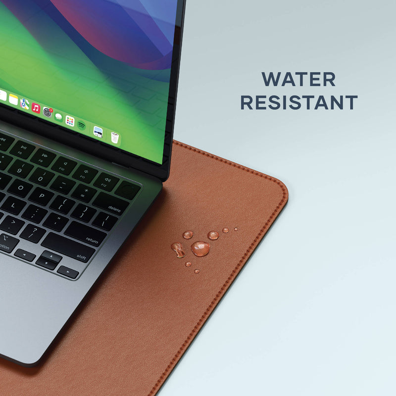 Satechi Vegan Leather Premium Desk Mat (Brown)