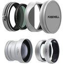 Freewell Pro Lens Kit for FUJIFILM X100V/VI Cameras (Silver)