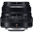 FUJIFILM XF 35mm f/2 R WR Lens with UV Filter Kit (Black)