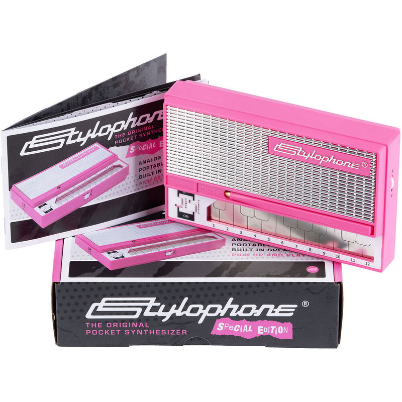 Stylophone S-1 Retro Pocket Synthesizer (Special-Edition Pink)
