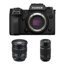 FUJIFILM X-H2 Mirrorless Camera with 16-80mm and 70-300mm Lenses Kit