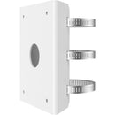Uniview TR-UP08-A-IN PTZ Dome Pole Mount Adapter (Steel, White)