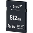 Exascend 512GB Nitro Pro CFexpress 4.0 Type B Memory Card