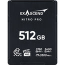 Exascend 512GB Nitro Pro CFexpress 4.0 Type B Memory Card