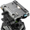 Fotopro DV-3A Pro Heavy-Duty Video Tripod with Fluid Head (Aluminum)