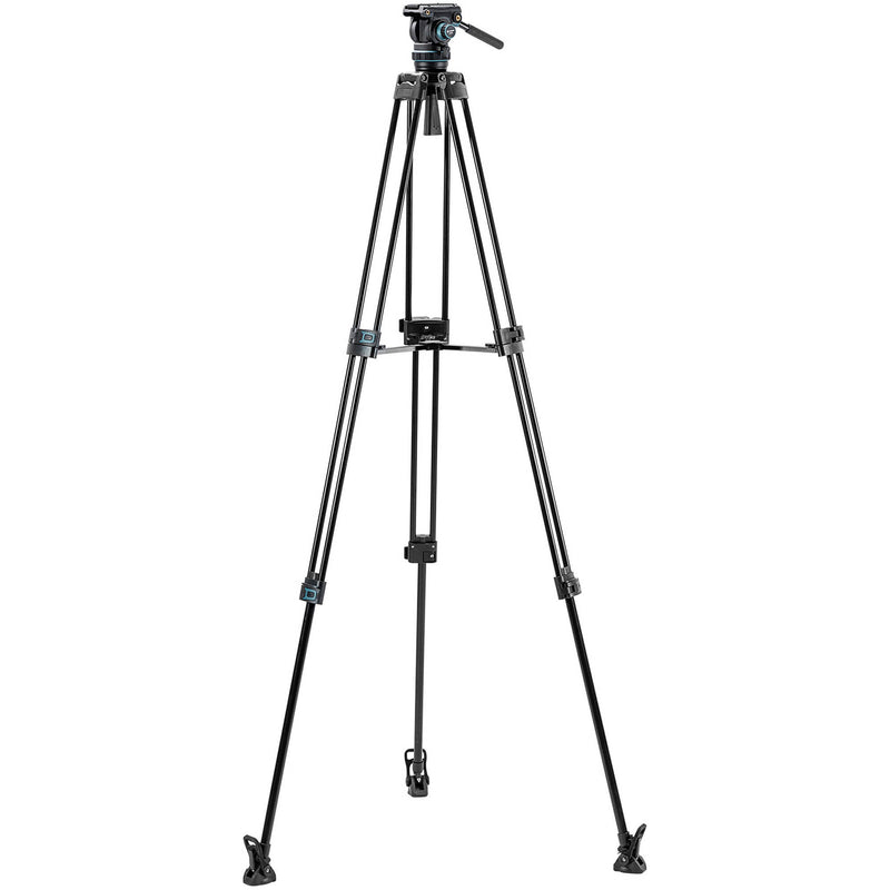 Fotopro DV-5A Pro Heavy-Duty Video Tripod with Fluid Head