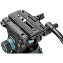 Fotopro DV-5A Pro Heavy-Duty Video Tripod with Fluid Head