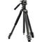 Fotopro Pantour Origin Tripod with MH-4L Video Head (Black)