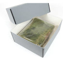 Archival Methods Deep 3" Flat Storage Box with Full Top (Gray, 13.75 x 19.5)