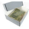 Archival Methods Deep 3" Flat Storage Box with Full Top (Gray, 13.75 x 19.5)