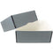 Archival Methods Deep 3" Flat Storage Box with Full Top (Gray, 13.75 x 19.5)