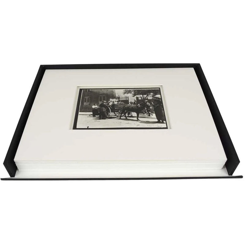 Archival Methods Museum Drop Front Box (16.5 x 20.5 x 1.5", Black)