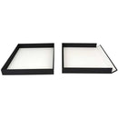 Archival Methods Museum Drop Front Box (20.5 x 24.5 x 1.5", Black)