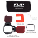 Flip Filters FLIP13 Two-Filter Kit with DIVE & DEEP Filters for GoPro Protective Housing