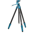 Benro SuperSlim Aluminum Series 0 Tripod with PHVF2 Flip Head