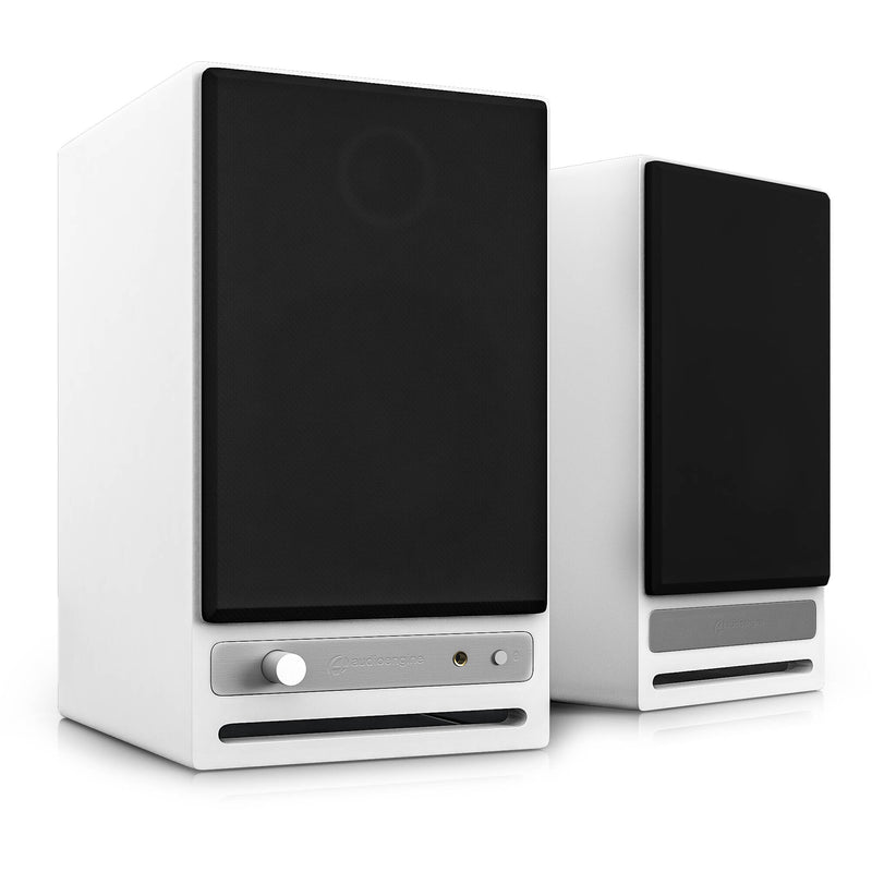 Audioengine HD4 Bluetooth Speaker System (v2, Hi-Gloss Piano White, Pair)