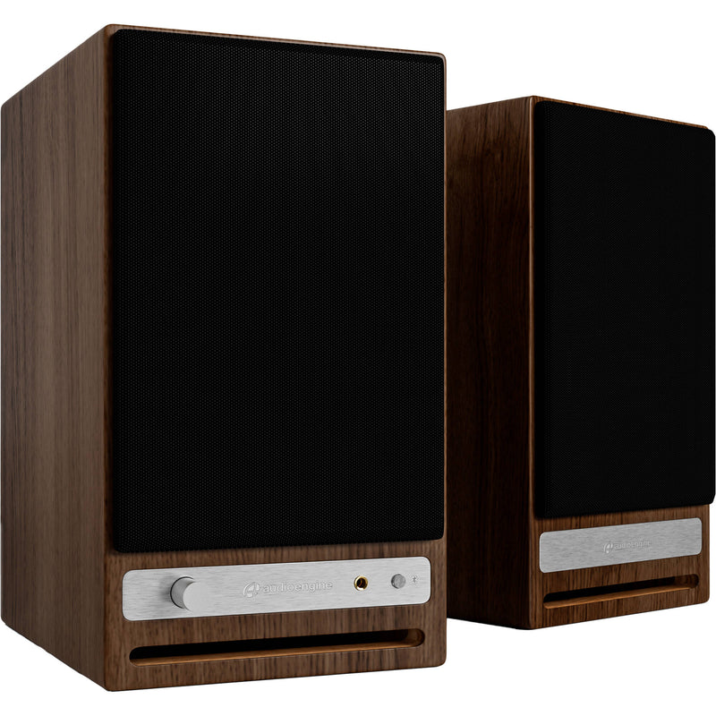 Audioengine HD4 Bluetooth Speaker System (v2, Walnut, Pair)