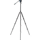 Benro Rhino S4PRO Video Tripod Kit with Flip Locks (Carbon Fiber)