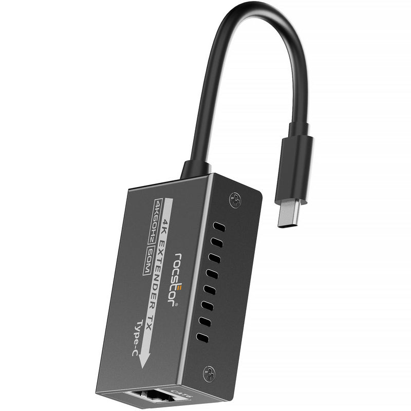 Rocstor TrueReach TR7 4K120 USB-C to HDMI over Ethernet Extender Set (197')