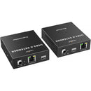Rocstor TrueReach TR16 4-Port USB over Ethernet Extender Kit (328')