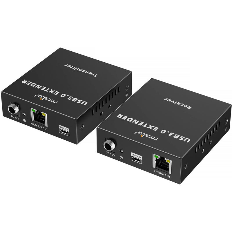 Rocstor TrueReach TR16 4-Port USB over Ethernet Extender Kit (328')