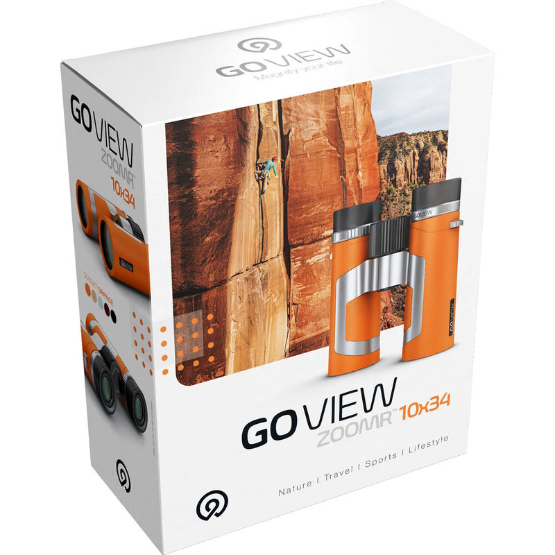 GOVIEW ZOOMR 10x34 Binoculars (Sunset Orange)
