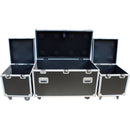 ProX Set of 12 ATA-Style Utility Road Cases (4 Large, 8 Small)