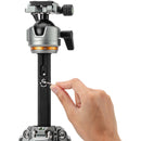 Fotopro Pantour Origin Plus Travel Tripod (Silver)