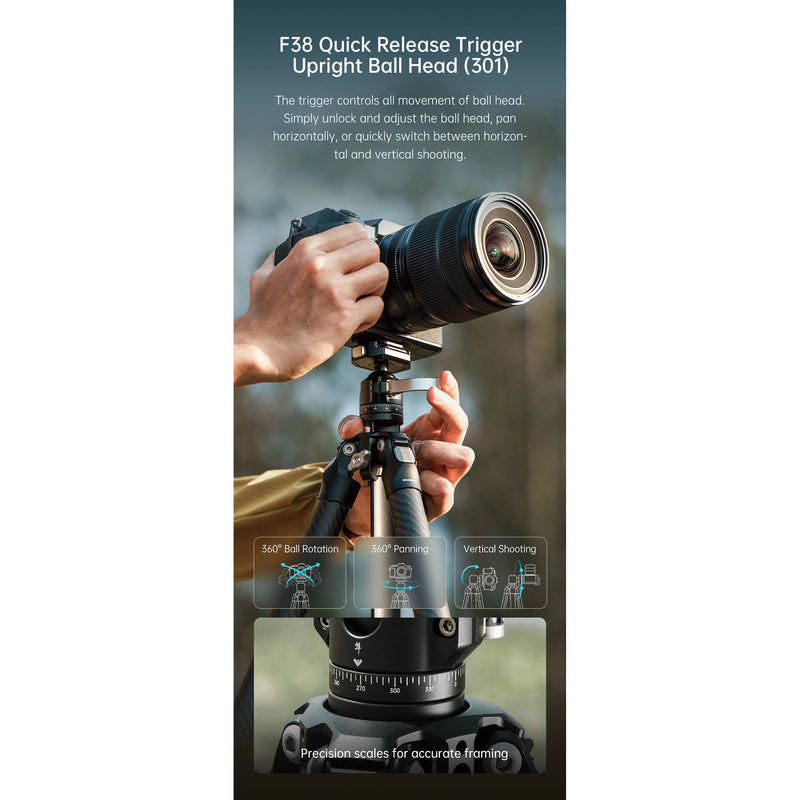 Falcam F38 QR TRIGER UPRIGHT BALL HEAD (301)
