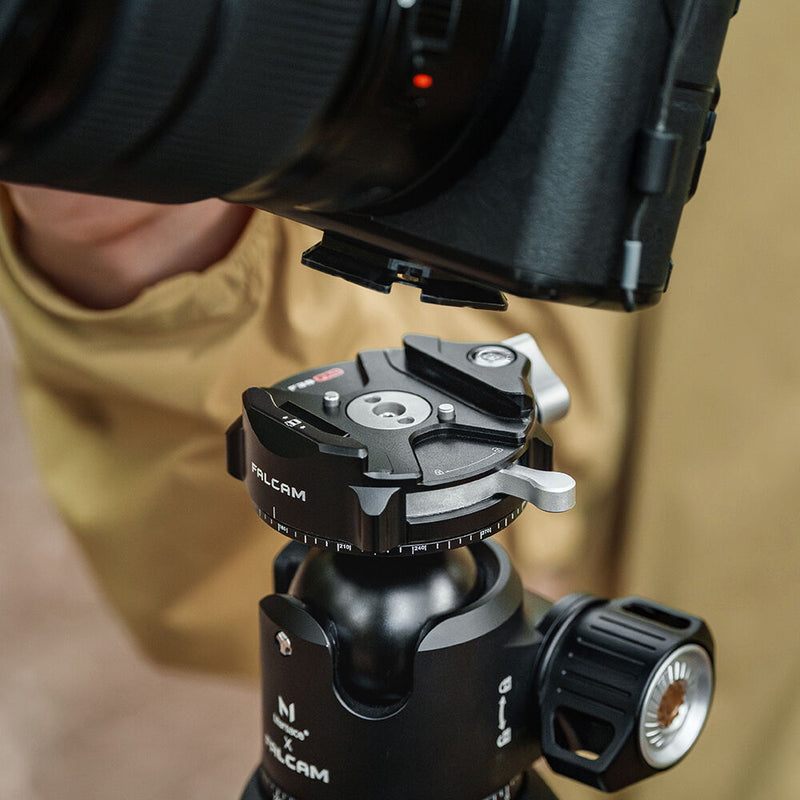 Falcam F38 Pro Quick Release Low Gravity Dual Panorama Ball Head (XB-3R)