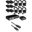PortaCom COM60FCC 6 Headset Intercom System with Cables