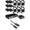 PortaCom COM60FCC 6 Headset Intercom System with Cables
