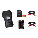 Zoom H1 XLR Portable Audio Recorder for Video with DJ Recording Kit