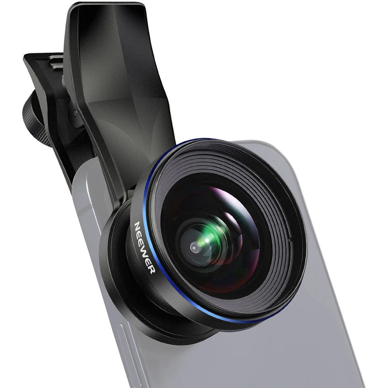 Neewer LS-42 PRO 18mm Wide-Angle Lens with Smartphone Clip & Filter Adapter