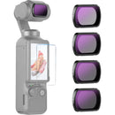 Neewer FL-B02 ND 4-Filter Set for DJI Osmo Pocket 3 (ND4, ND8, ND16, ND32)