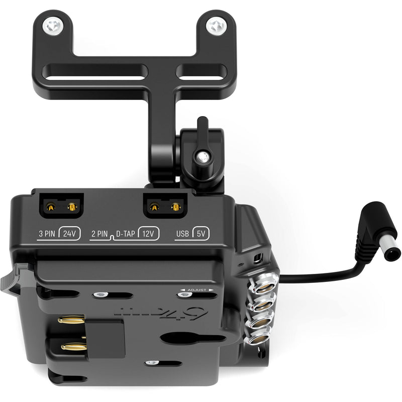 MID49 DB-11 Camera-Mounted Power Distribution Box for Sony FX6 (Gold Mount)