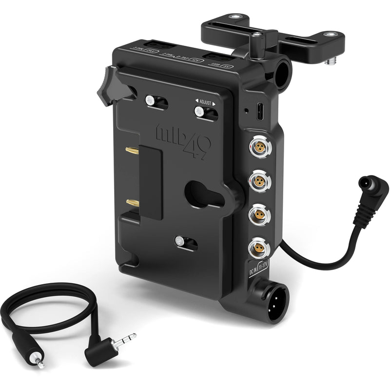 MID49 DB-11 Camera-Mounted Power Distribution Box for Sony FX6 (Gold Mount)